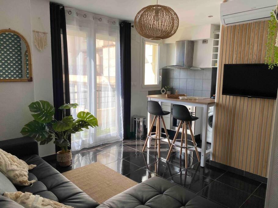 Appart T2 Calme - Centre De Canet - Parking - Clim Екстер'єр фото