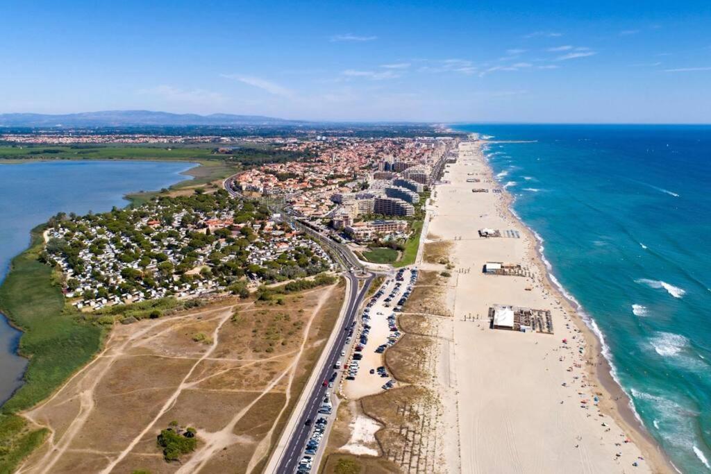 Appart T2 Calme - Centre De Canet - Parking - Clim Екстер'єр фото