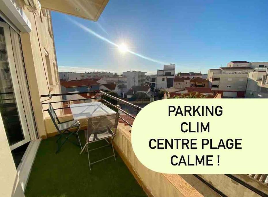 Appart T2 Calme - Centre De Canet - Parking - Clim Екстер'єр фото